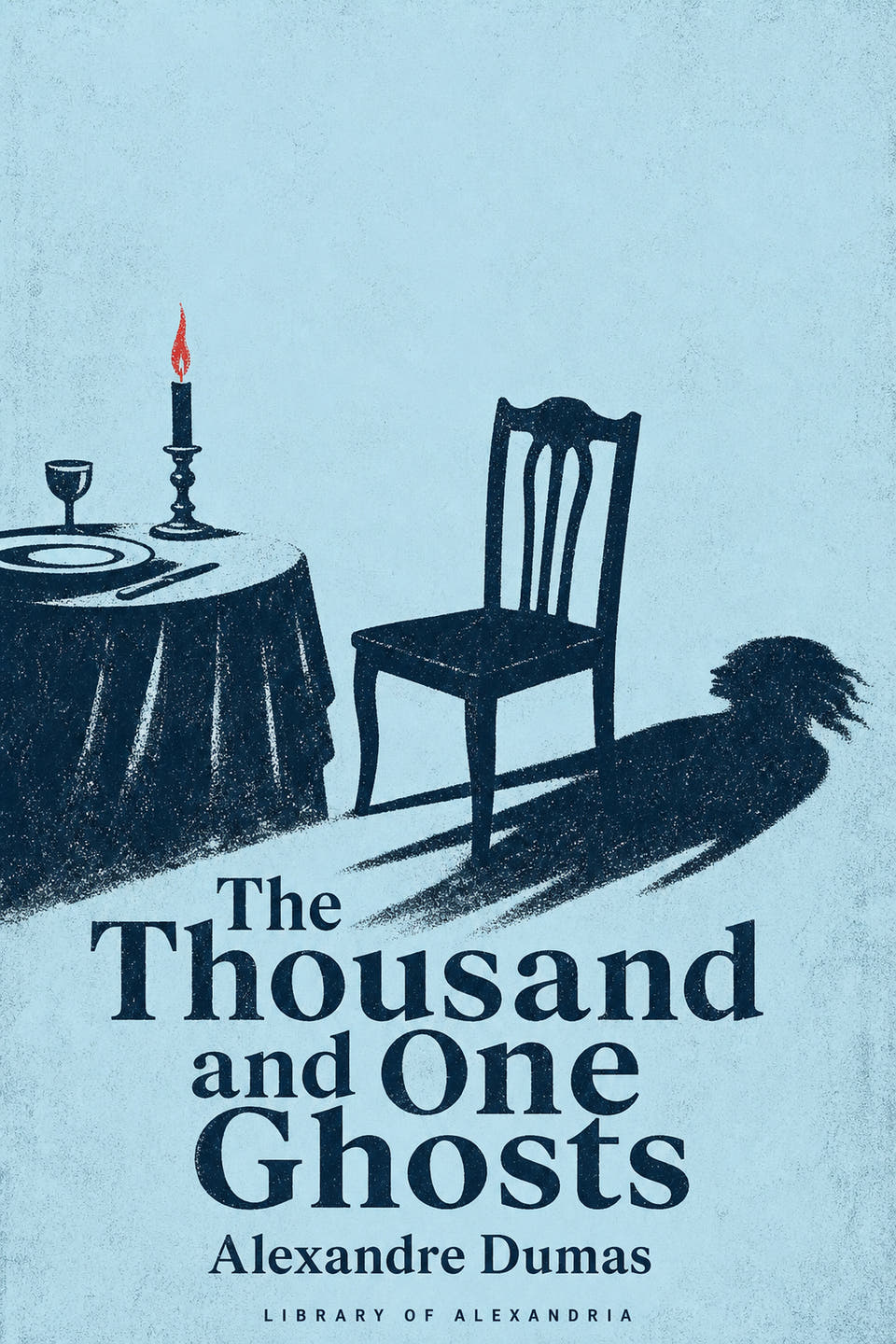 The Thousand and One Ghosts by Alexandre Dumas, the cover