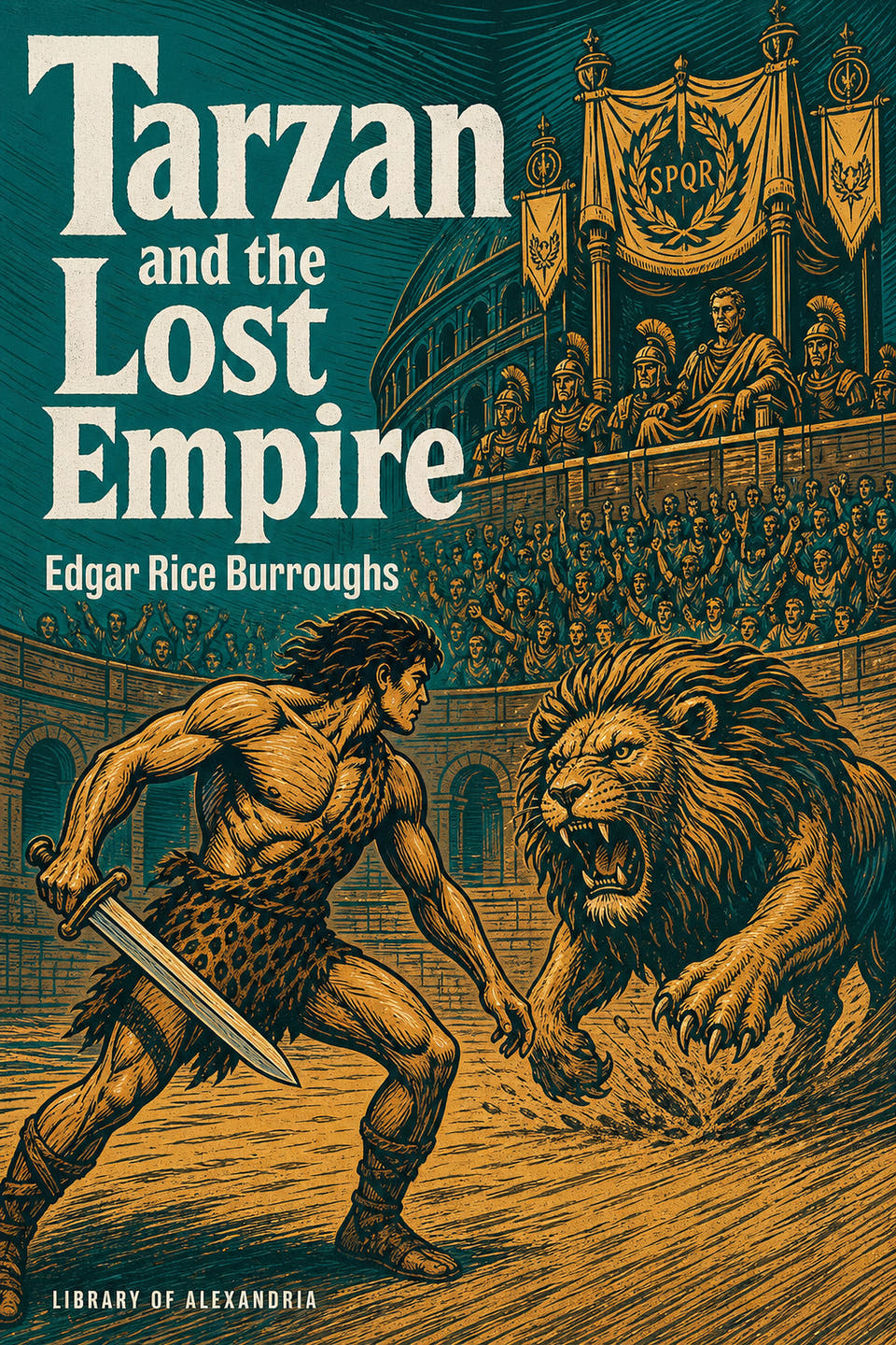Tarzan and the Lost Empire by Edgar Rice Burroughs, the cover
