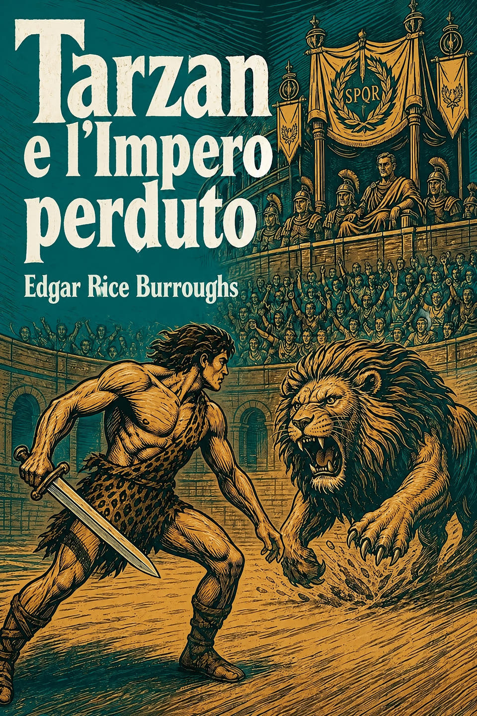 Tarzan e l'Impero perduto by Edgar Rice Burroughs, the cover