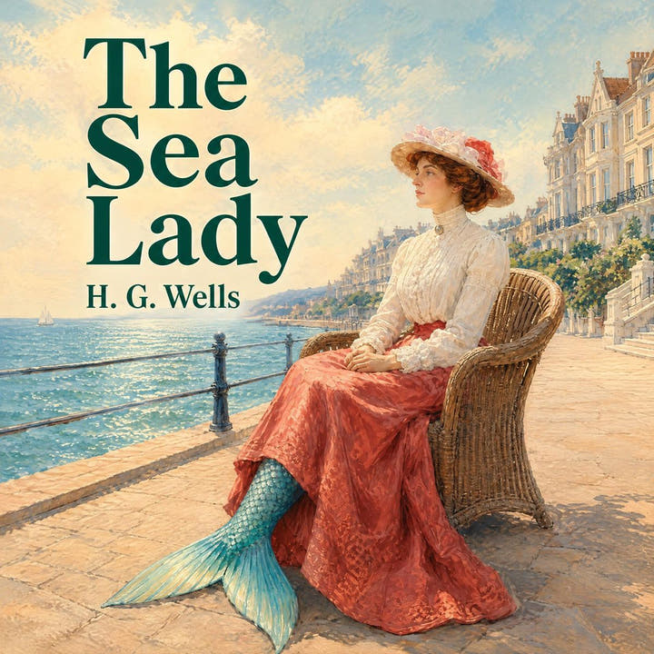 La Dame de la mer, the audiobook cover