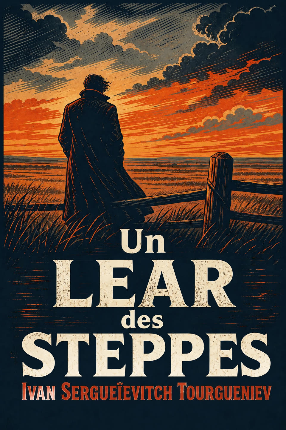 Un Lear des steppes by Ivan Sergueïevitch Tourgueniev, the cover