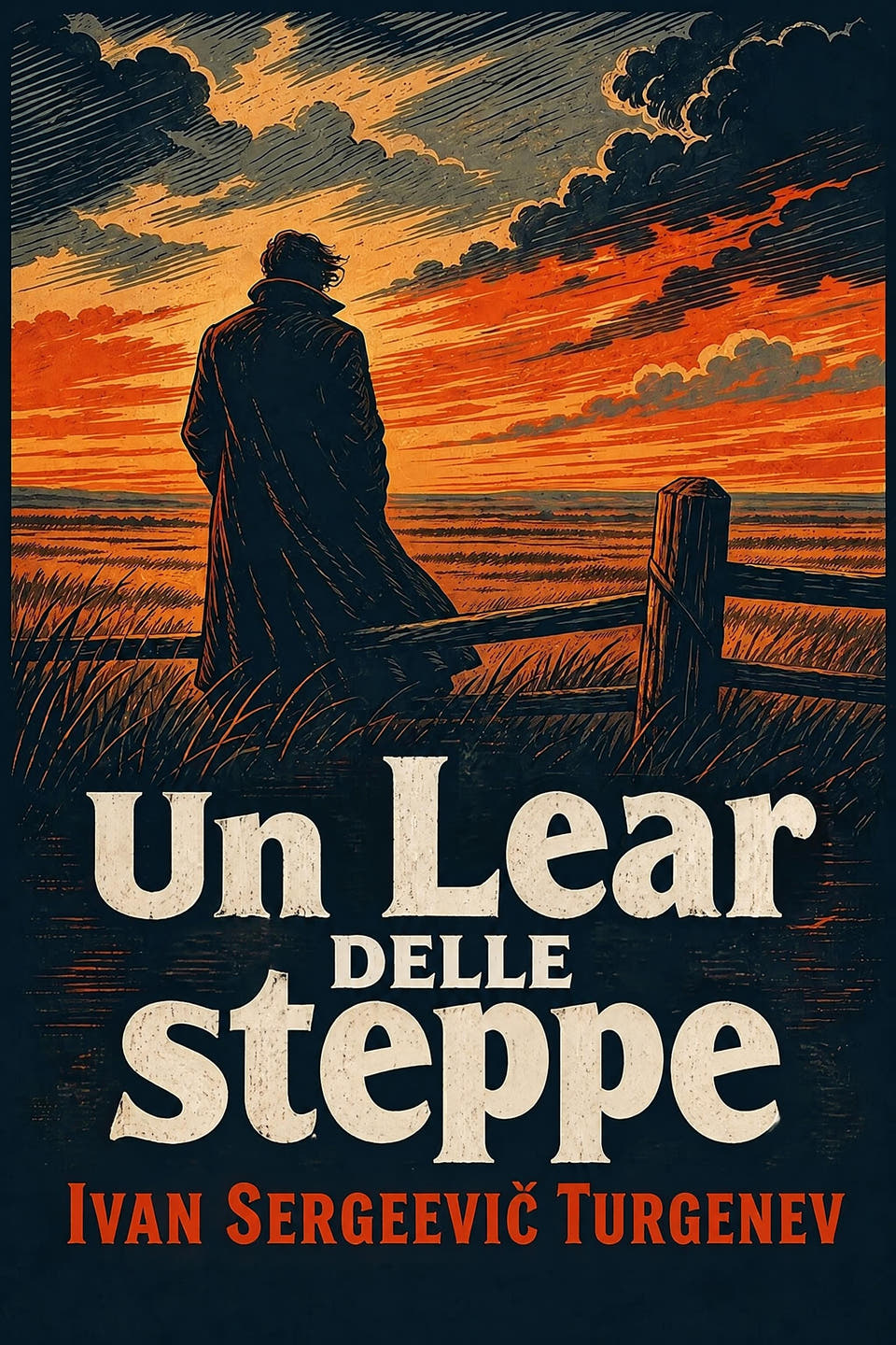 Un Lear delle steppe by Ivan Sergeevič Turgenev, the cover