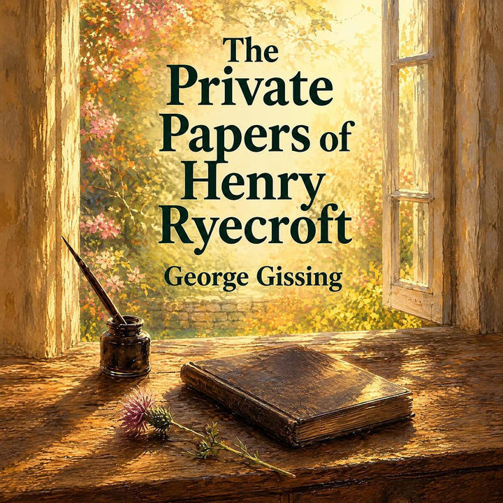 Le carte private di Henry Ryecroft, the audiobook cover