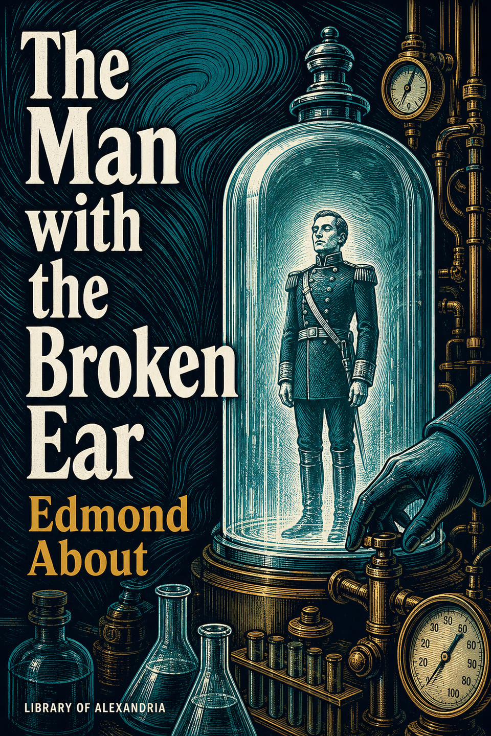 The Man with the Broken Ear by Edmond About, the cover