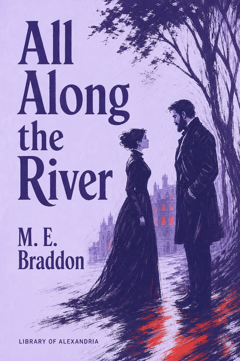 A lo largo del río by M. E. Braddon, the cover