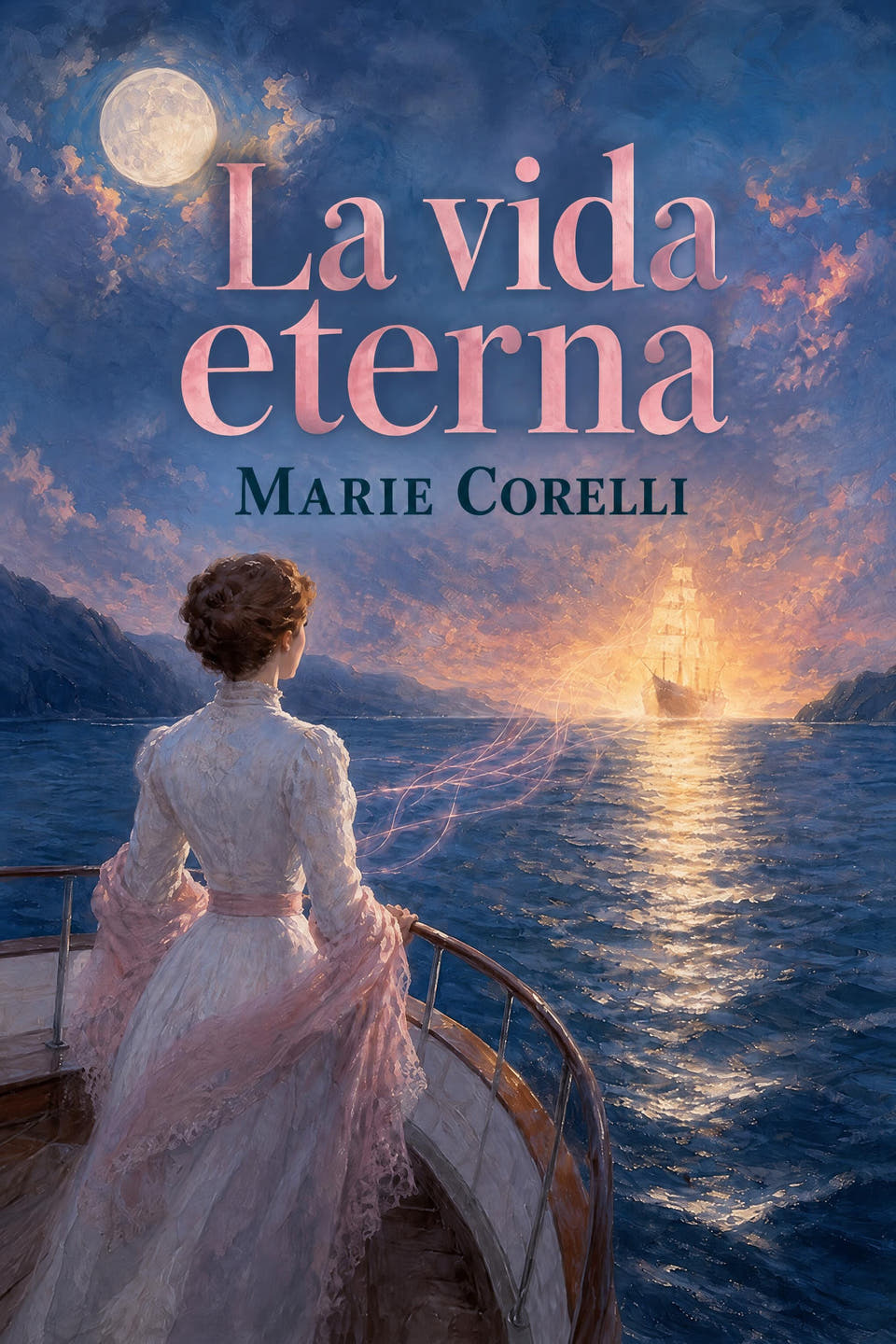 La vida eterna by Marie Corelli, the cover