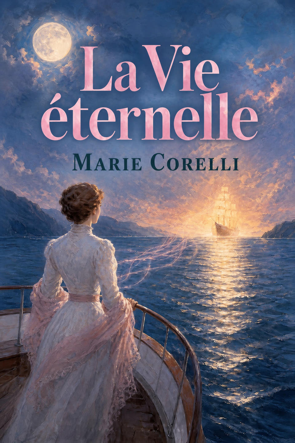 La Vie éternelle by Marie Corelli, the cover