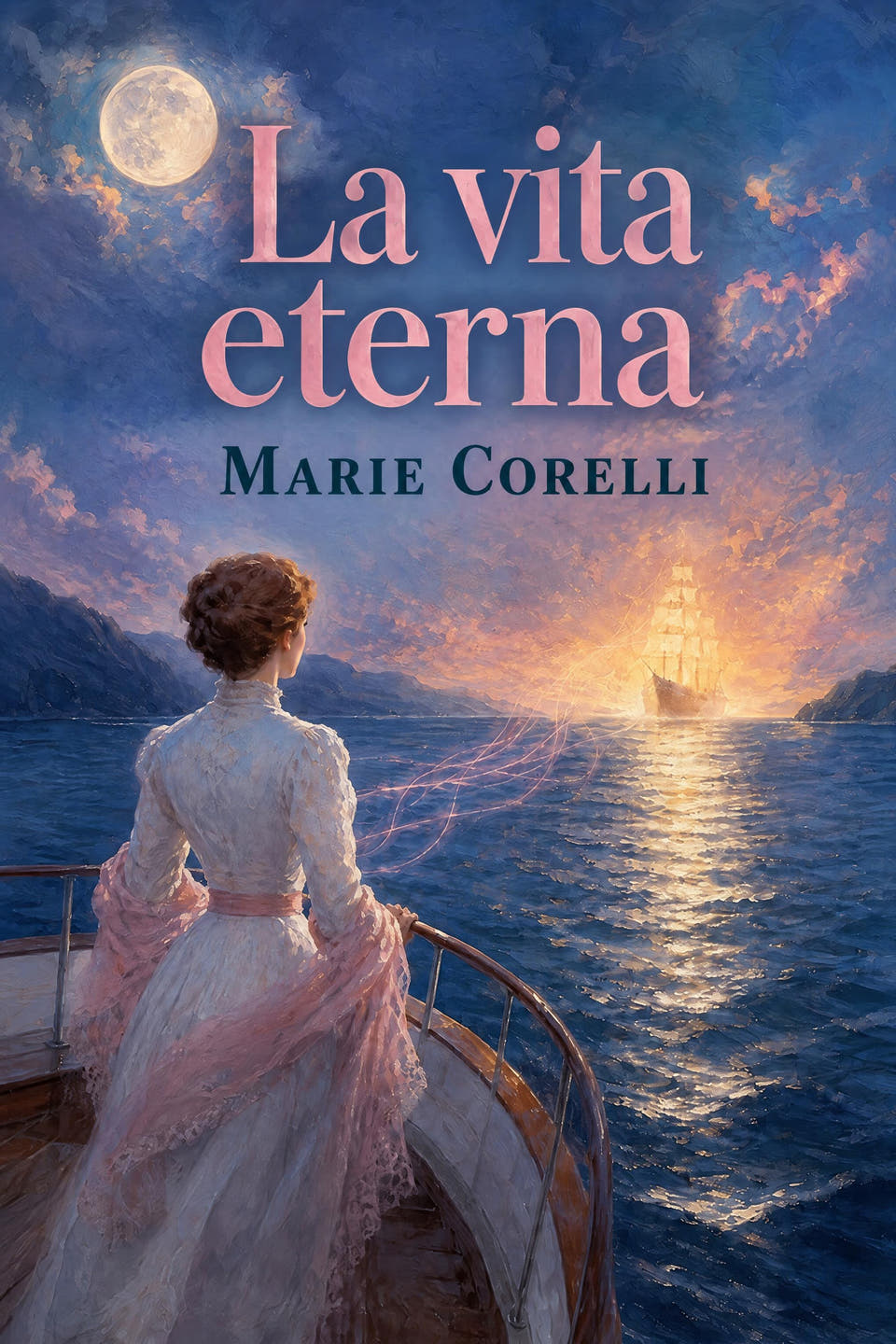 La vita eterna by Marie Corelli, the cover