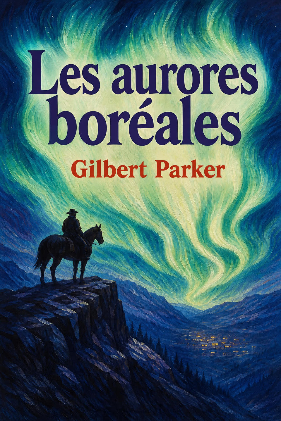 Les aurores boréales by Gilbert Parker, the cover