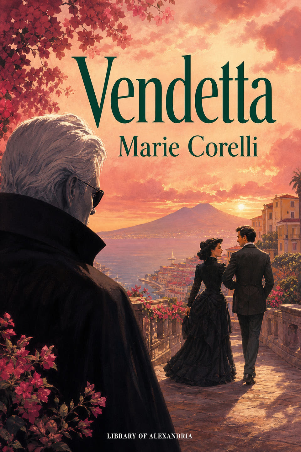 Vendetta by Marie Corelli, the cover