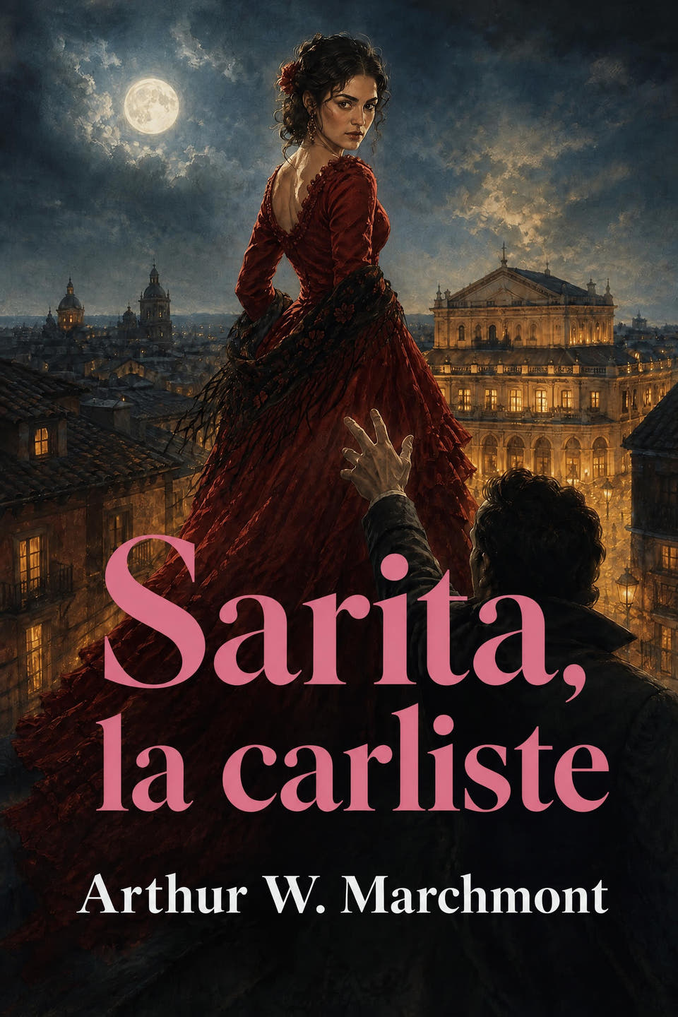 Sarita, la carliste by Arthur W. Marchmont, the cover