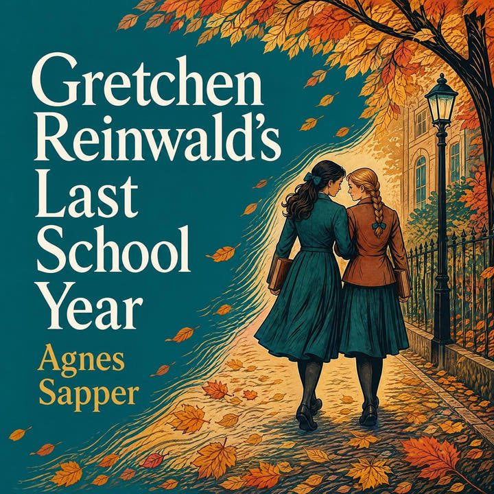 Gretchen Reinwald's Last School Year, the audiobook cover
