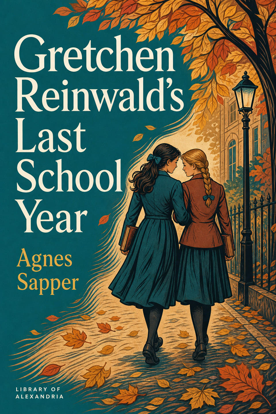 Gretchen Reinwald's Last School Year by Agnes Sapper, the cover