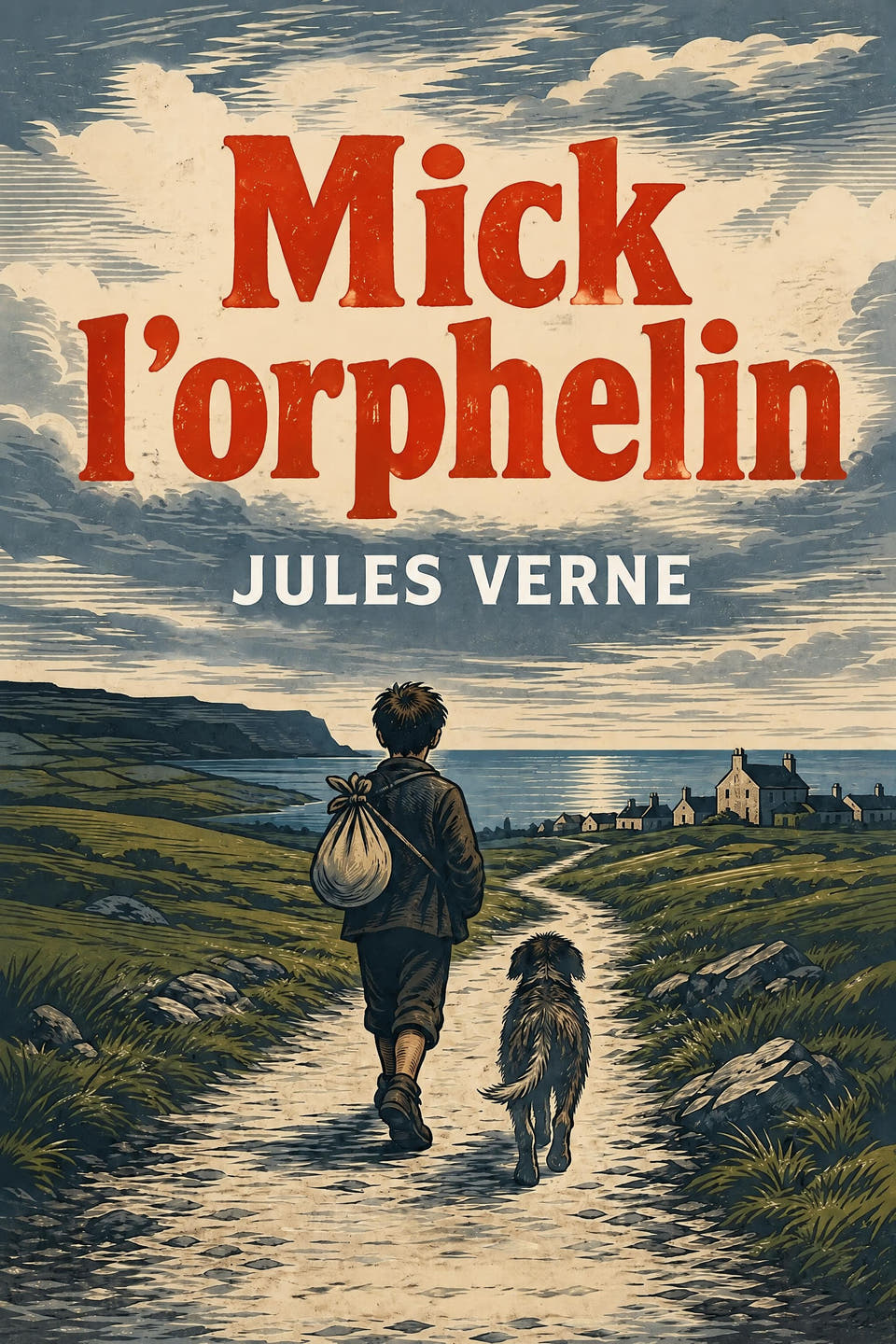 Mick l’orphelin by Jules Verne, the cover