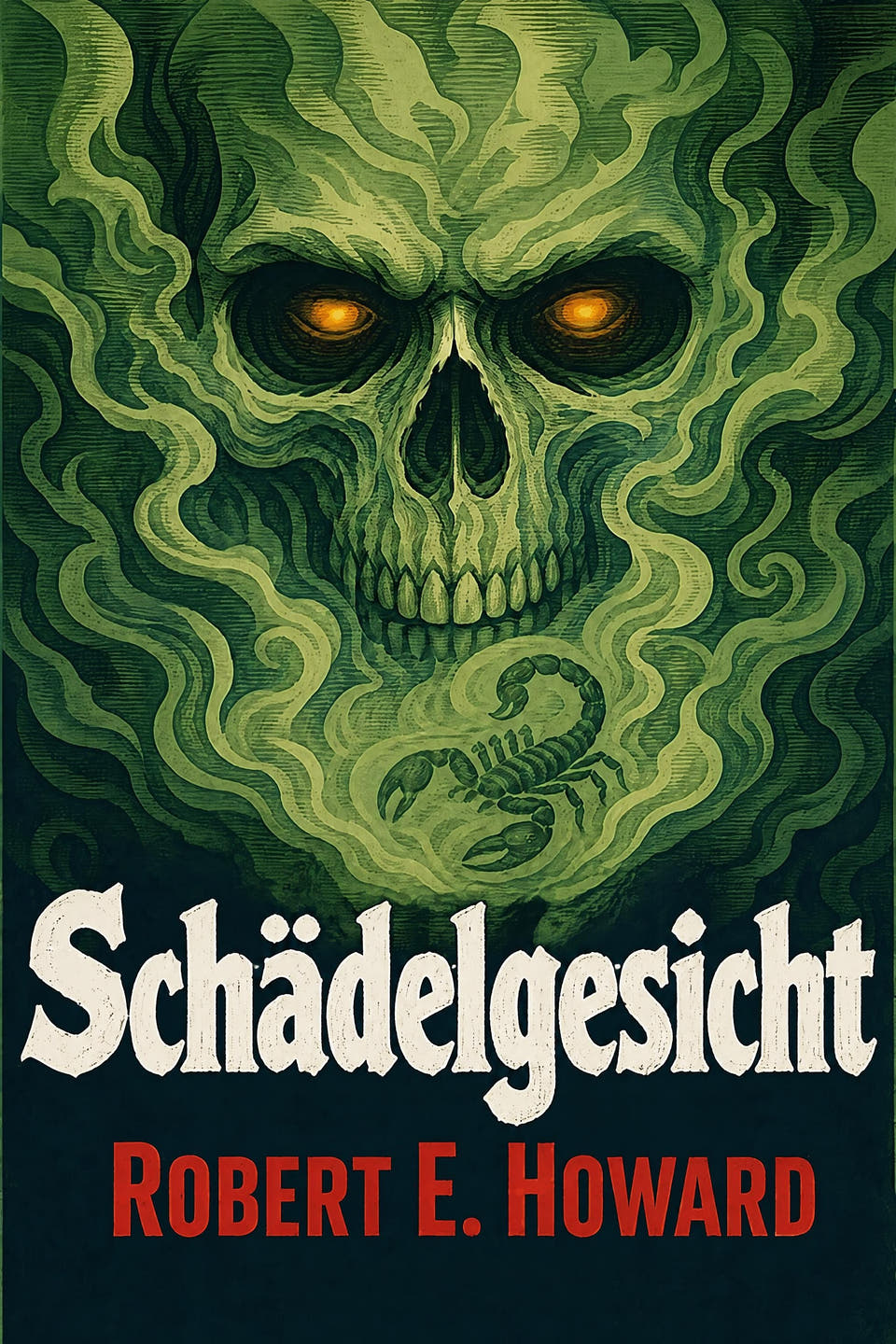 Schädelgesicht by Robert E. Howard, the cover