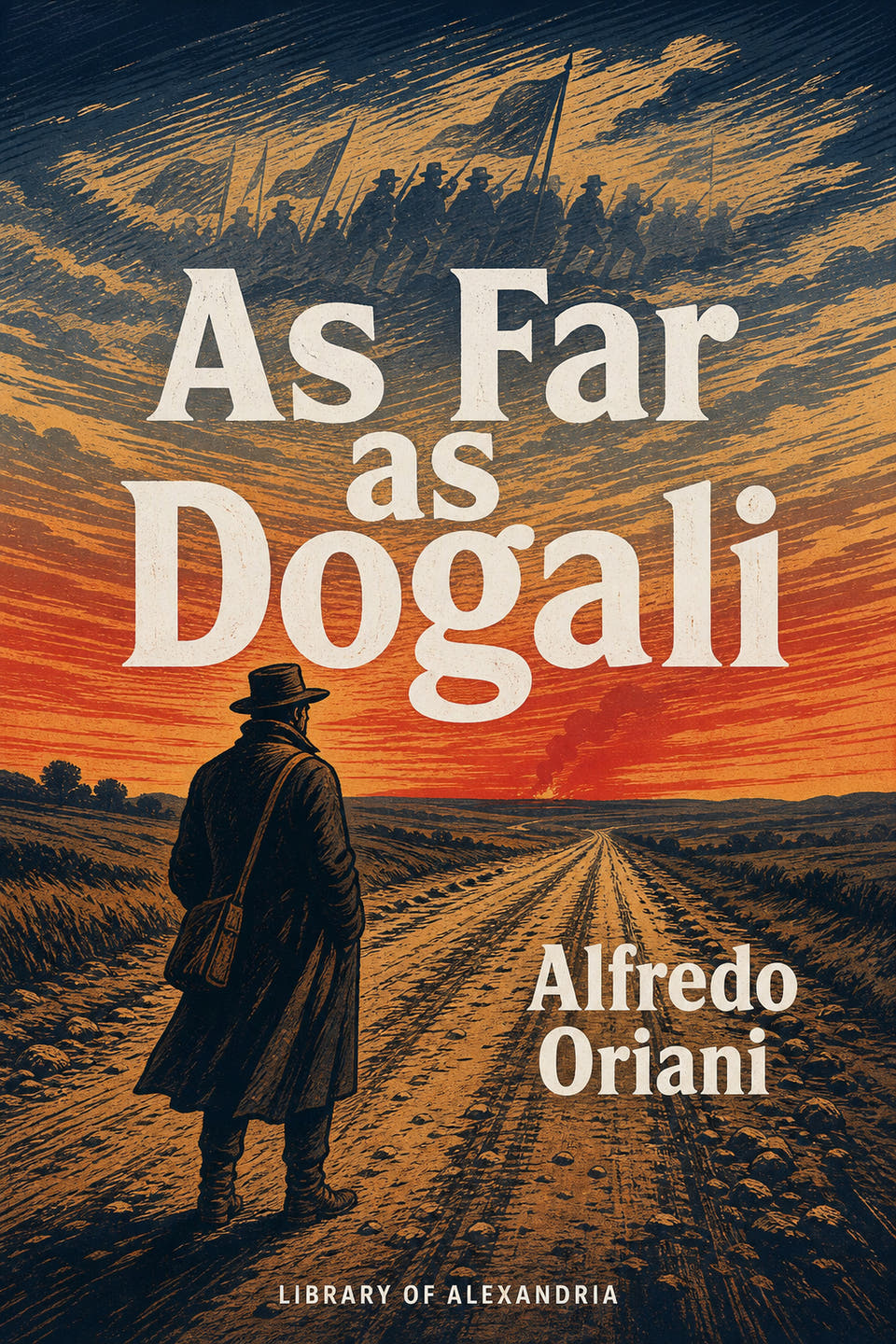 As Far as Dogali by Alfredo Oriani, the cover