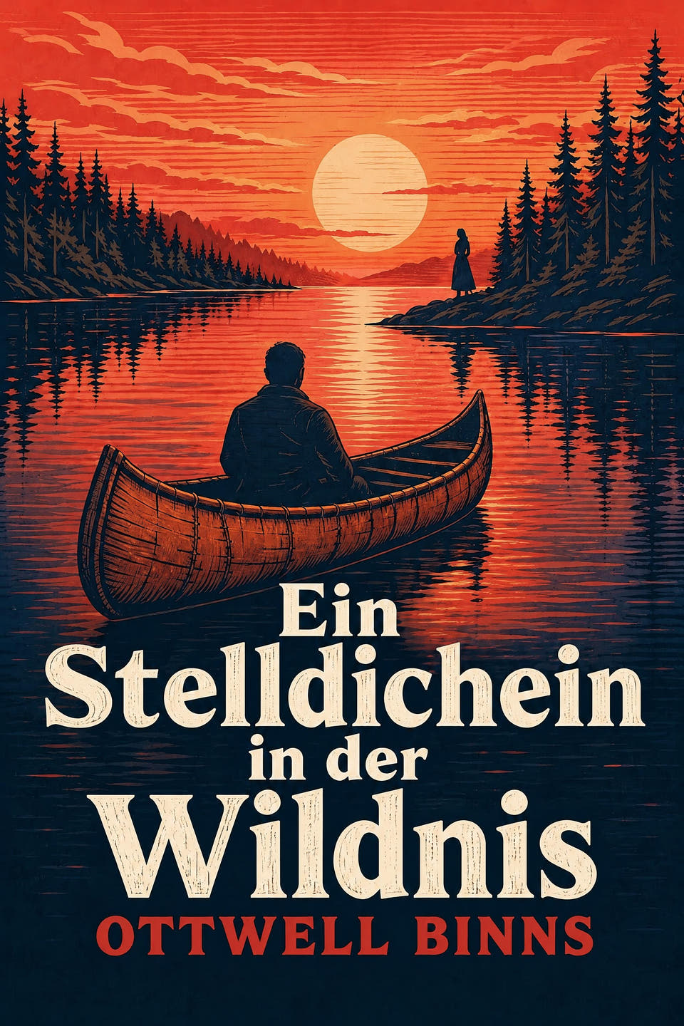 Ein Stelldichein in der Wildnis by Ottwell Binns, the cover