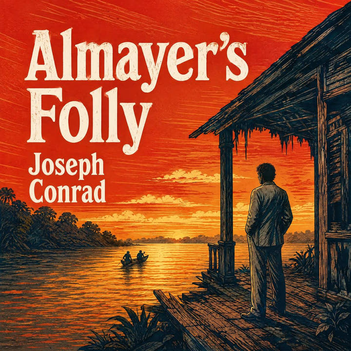 La follia di Almayer, the audiobook cover
