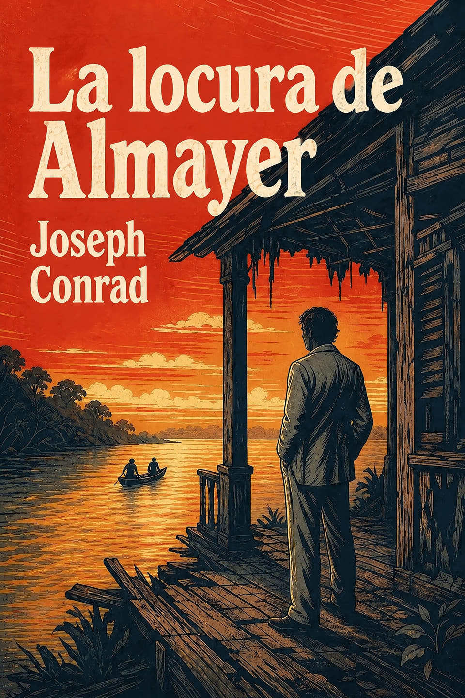 La locura de Almayer by Joseph Conrad, the cover