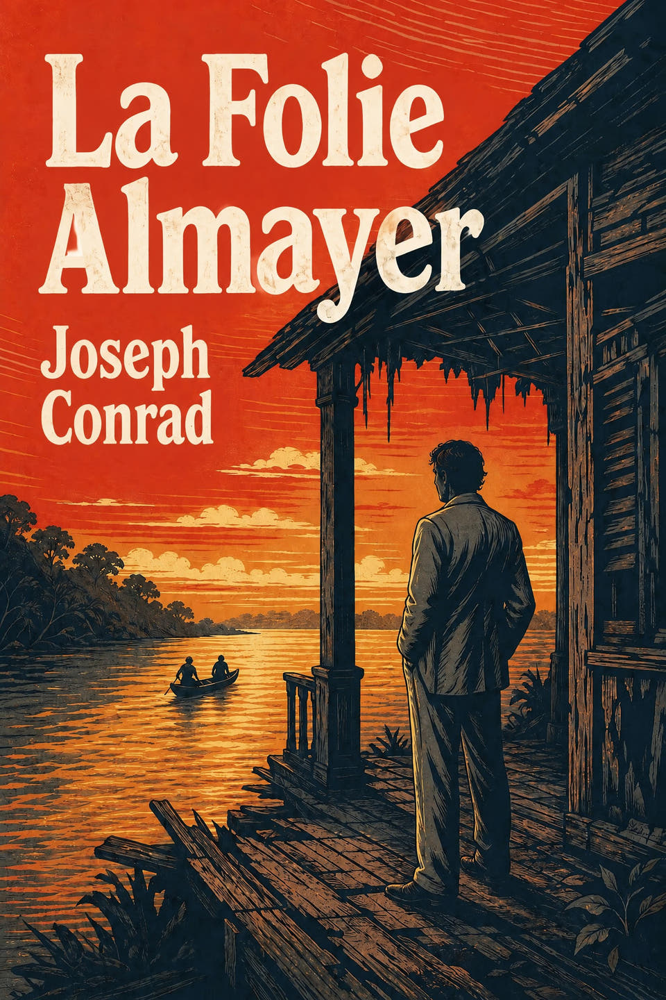La Folie Almayer by Joseph Conrad, the cover
