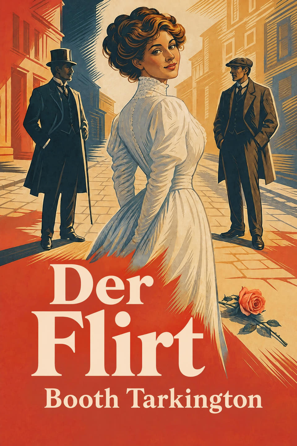 Der Flirt by Booth Tarkington, the cover