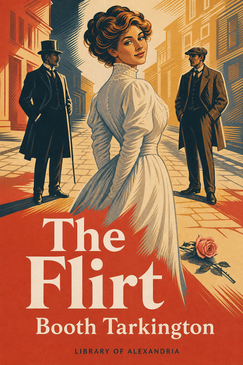 The Flirt by Booth Tarkington, the cover