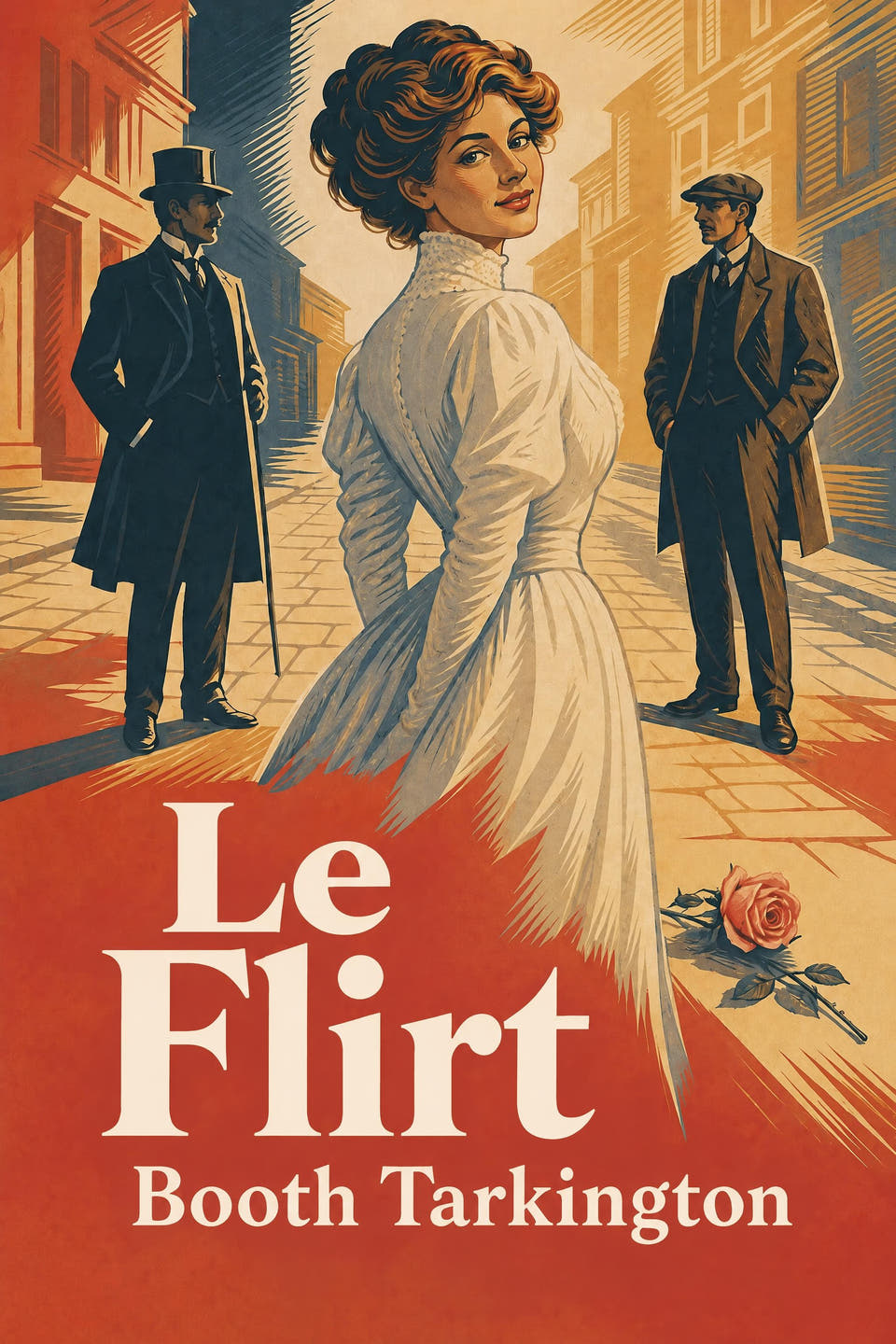 Le Flirt by Booth Tarkington, the cover