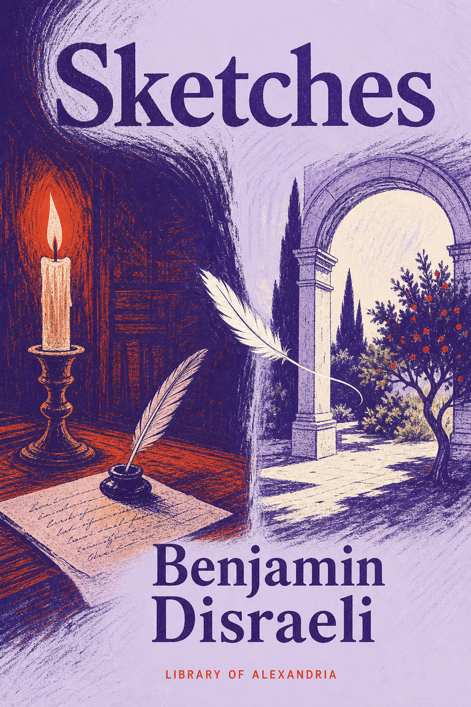 Sketches by Benjamin Disraeli, the cover