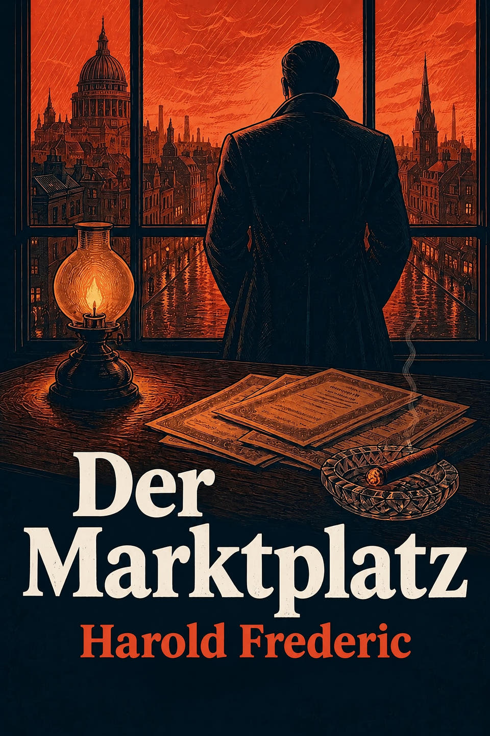 Der Marktplatz by Harold Frederic, the cover