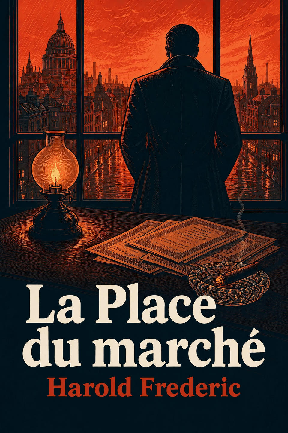 La Place du marché by Harold Frederic, the cover