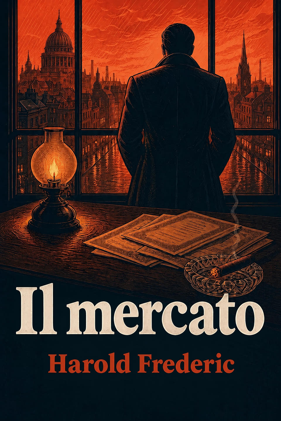 Il mercato by Harold Frederic, the cover