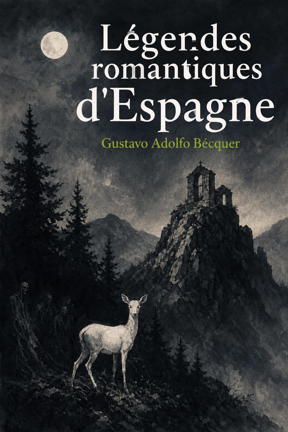 Légendes romantiques d'Espagne by Gustavo Adolfo Bécquer, the cover