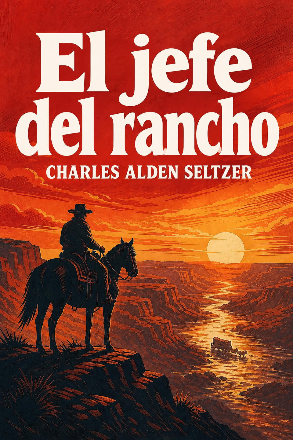 El jefe del rancho by Charles Alden Seltzer, the cover