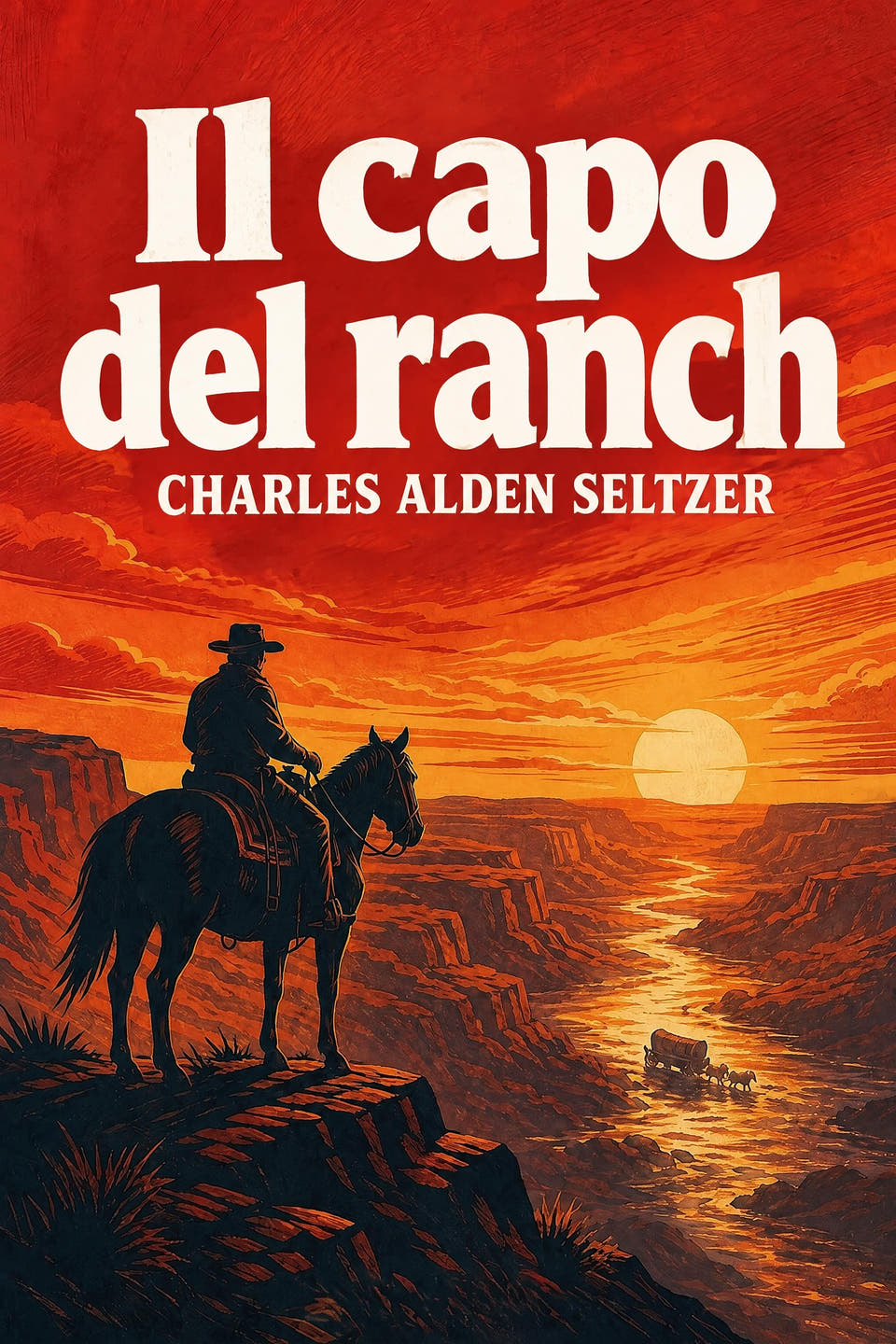 Il capo del ranch by Charles Alden Seltzer, the cover