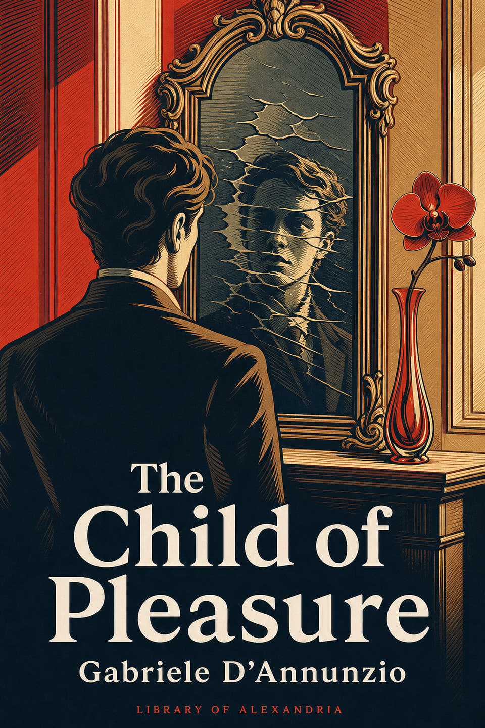 The Child of Pleasure by Gabriele D'Annunzio, the cover