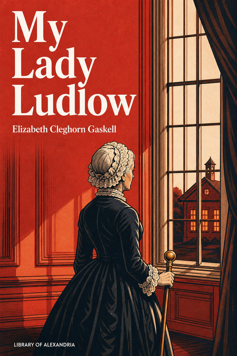 My Lady Ludlow by Elizabeth Gaskell, the cover