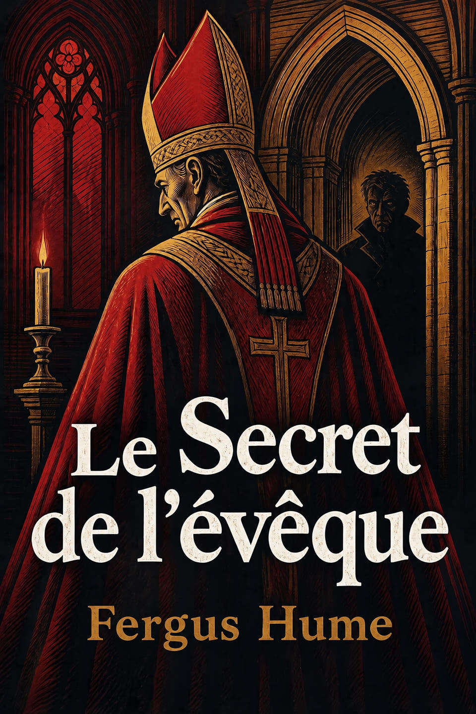 Le Secret de l'évêque by Fergus Hume, the cover