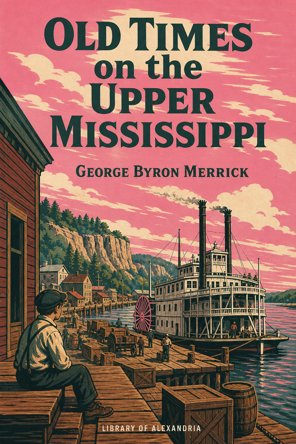 Old Times on the Upper Mississippi by George Byron Merrick, the cover