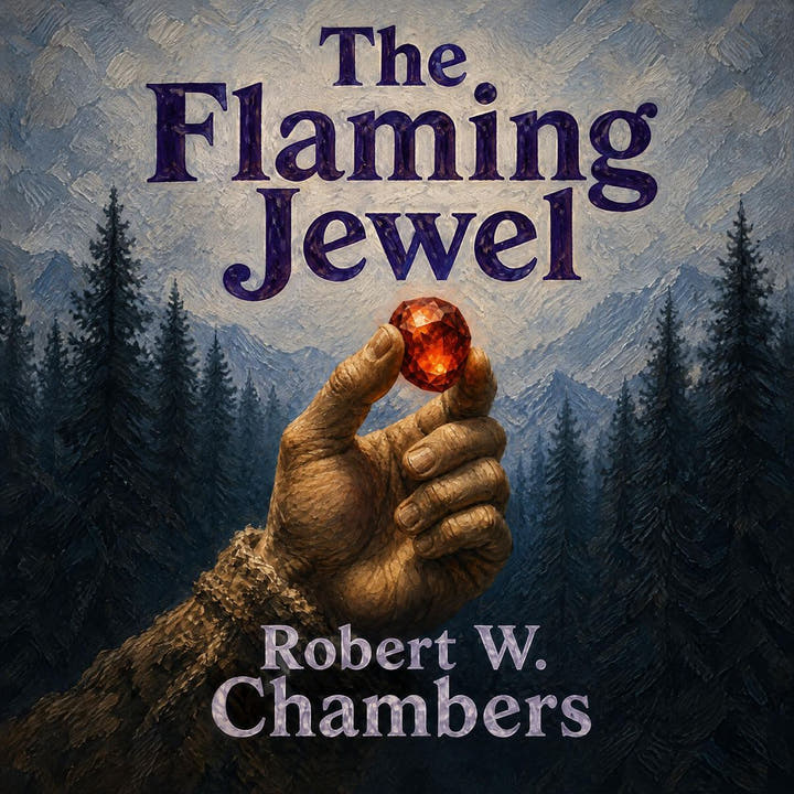 La gemma fiammeggiante, the audiobook cover