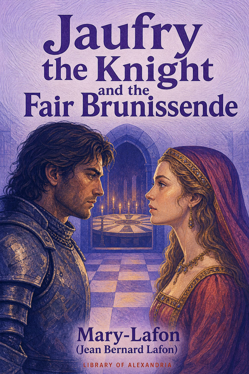 Jaufry the Knight and the Fair Brunissende by Mary-Lafon, the cover