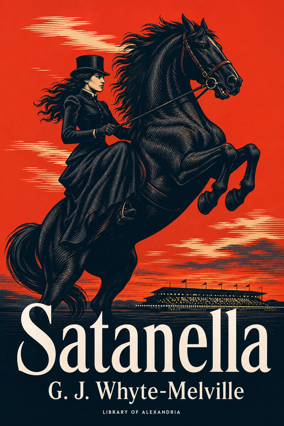 Satanella by G. J. Whyte-Melville, the cover
