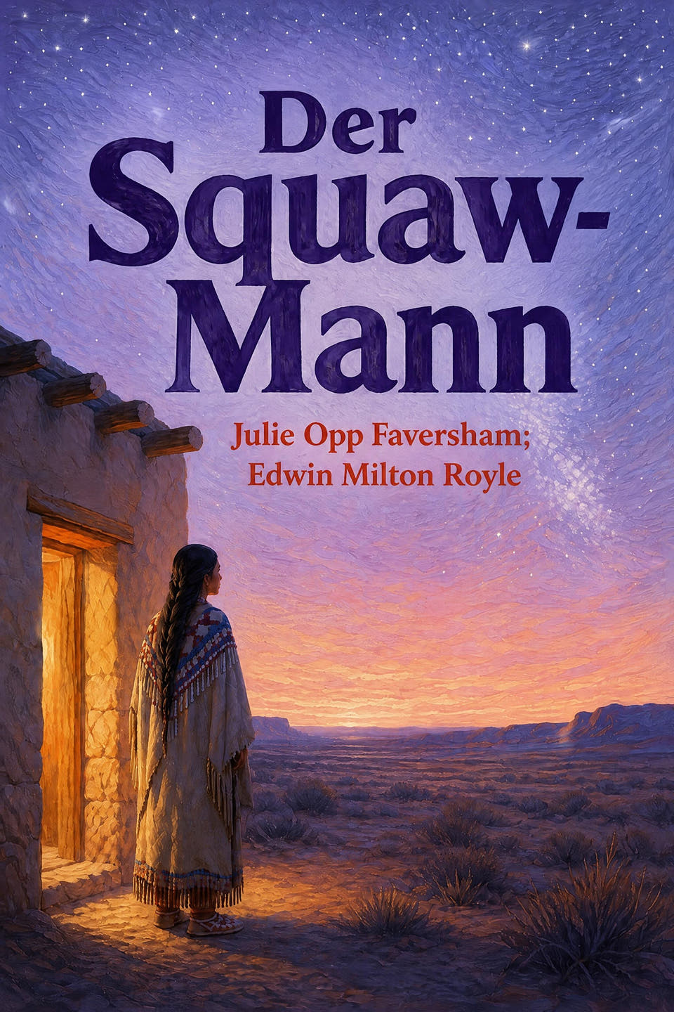 Der Squaw-Mann by Julie Opp Faversham; Edwin Milton Royle, the cover