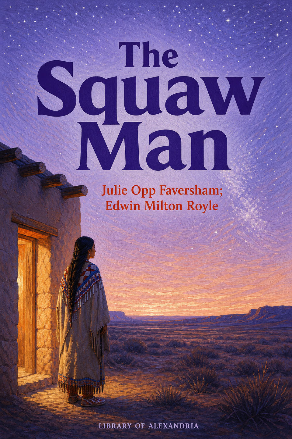The Squaw Man by Julie Opp Faversham; Edwin Milton Royle, the cover