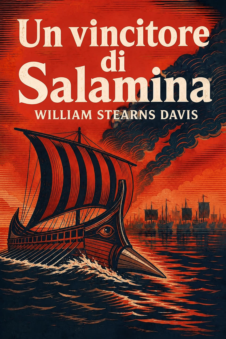 Un vincitore di Salamina by William Stearns Davis, the cover