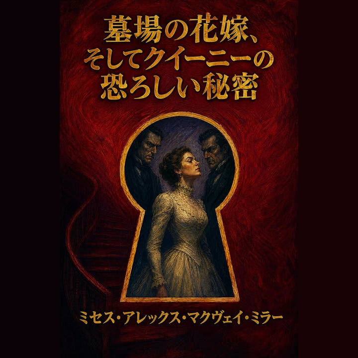 『墓場の花嫁、そしてクイーニーの恐ろしい秘密』のオーディオブックの表紙