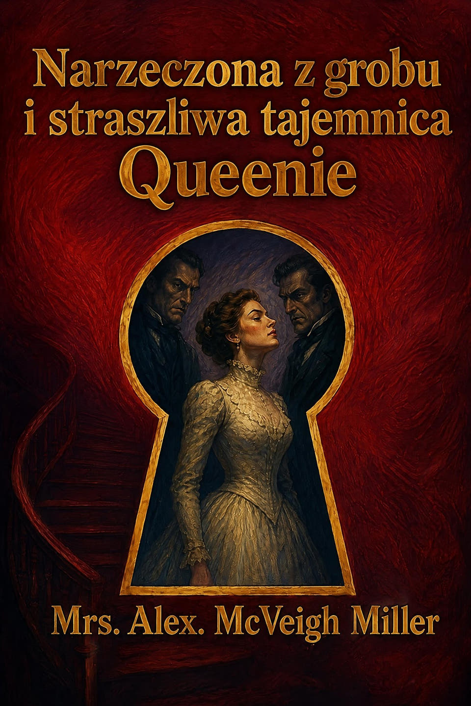Narzeczona z grobu i straszliwa tajemnica Queenie, autor: Mrs. Alex. McVeigh Miller — okładka