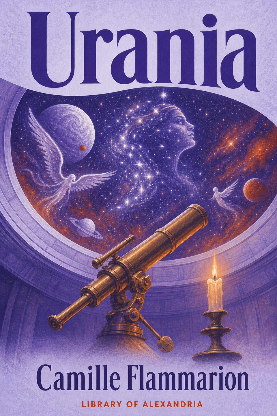 Urania by Camille Flammarion, the cover