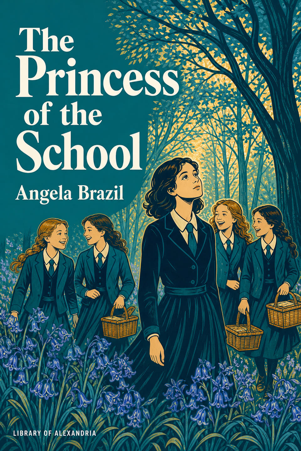 The Princess of the School by Angela Brazil, the cover