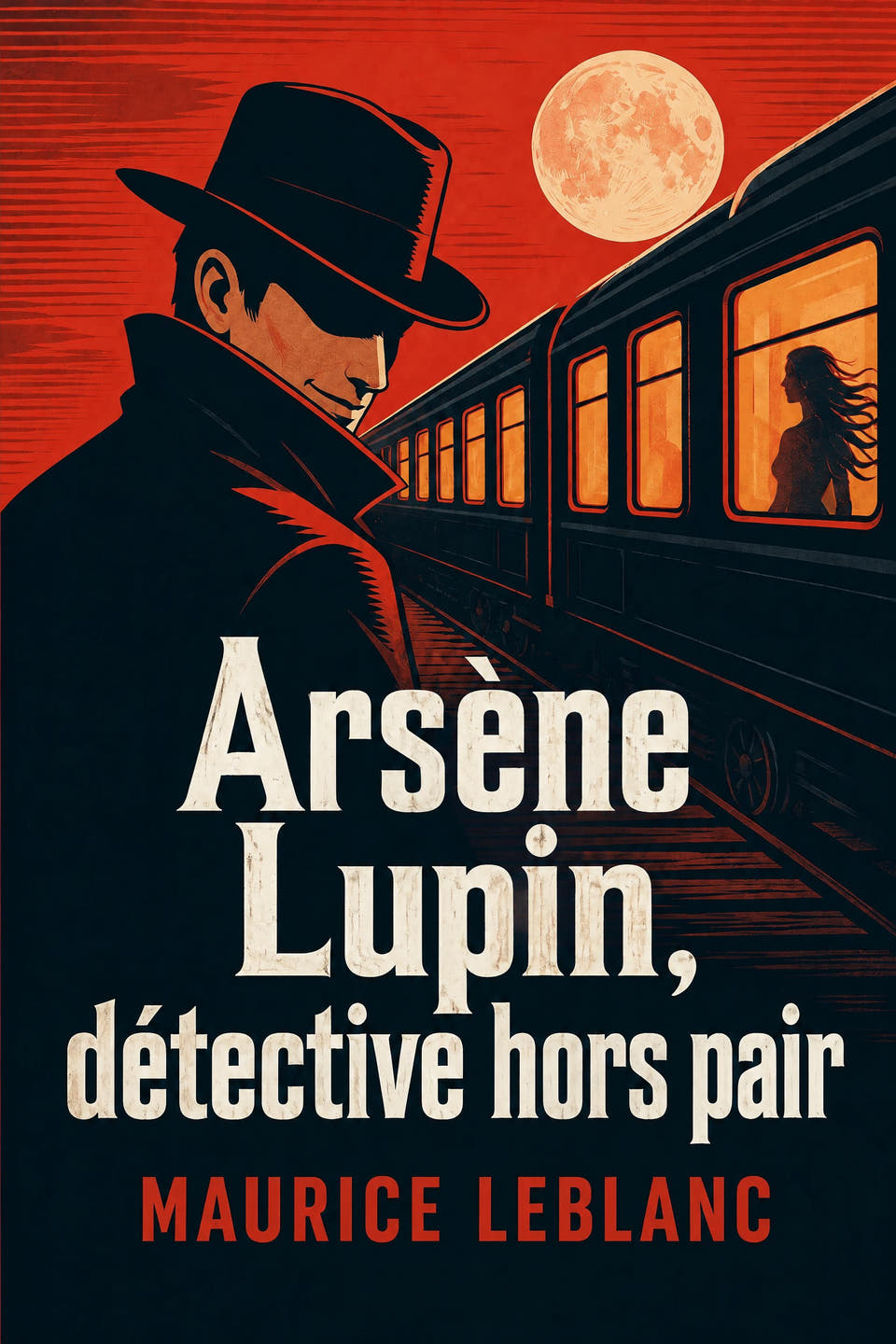 Arsène Lupin, détective hors pair by Maurice Leblanc, the cover