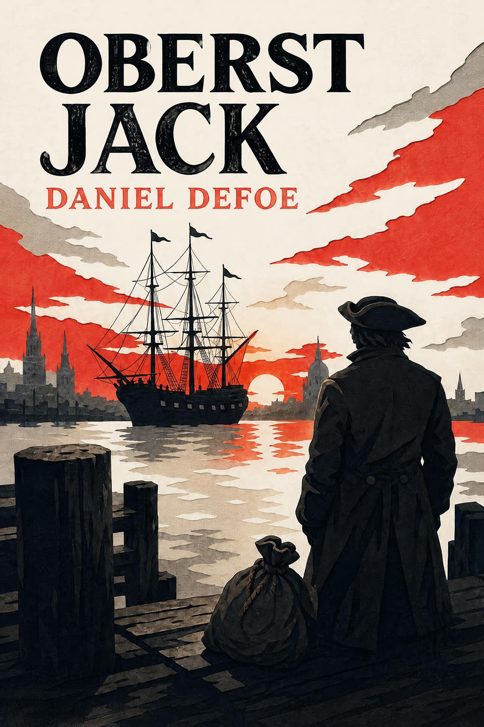 Oberst Jack by Daniel Defoe, the cover